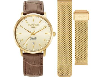 ROAMER WATCHES MEN - QUARTZ LEDER