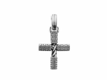 Hanger Kruisje - Zilver Gerhodineerd | (AG) Zilver Collection VS