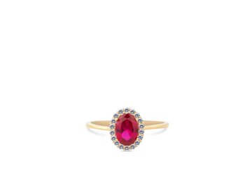 RING ZIRCONIA - 18kt Geelgoud | Swing 18k Jewels