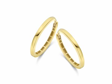 Oorbellen creolen - 18kt Geelgoud | COLLECTION VANSCHOENWINKEL