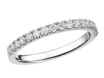 Ring alliance briljant - 18kt Witgoud | COLLECTION VANSCHOENWINKEL