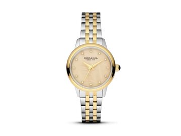 RODANIA SWISS MADE DAMES - Bicolor Staal-Plaqué / PVD | Rodania 1930 Swiss Made