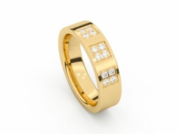 Mémoire Trouwring - 18kt Geelgoud | Mémoire Ring