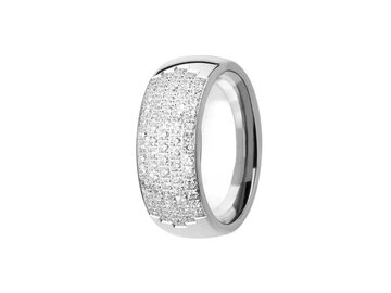 Mémoire Trouwring - 18kt Witgoud | Mémoire Ring