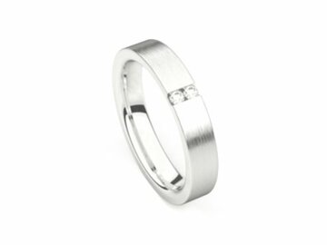 Mémoire Trouwring - 18kt Witgoud | Mémoire Ring