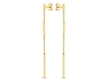 Oorbellen afhangers - 18kt Geelgoud | COLLECTION VANSCHOENWINKEL