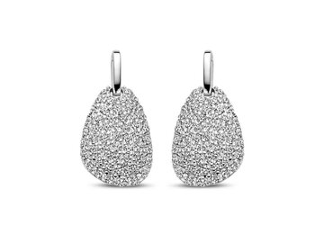 OORBEL AFHANGER ZIRCONIA - Naiomy (AG) Zilver