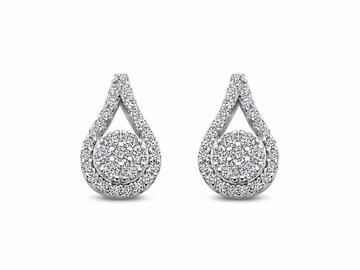 Oorbellen zirconia - Naiomy (AG) Zilver