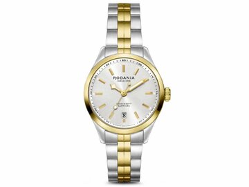 RODANIA SWISS MADE DAMES - Bicolor Staal-Plaqué / PVD | Rodania 1930 Swiss Made