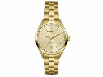 RODANIA SWISS MADE DAMES - Bicolor Staal-Plaqué / PVD | Rodania 1930 Swiss Made