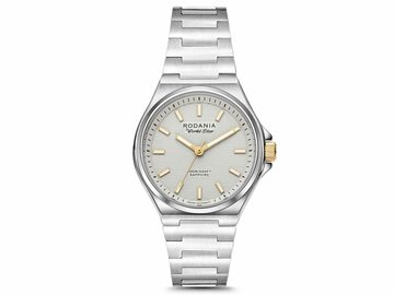 RODANIA SWISS MADE DAMES - Bicolor Staal-Plaqué / PVD | Rodania 1930 Swiss Made