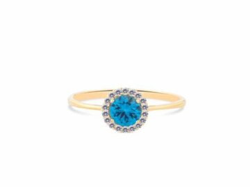 RING ZIRCONIA - 18kt Geelgoud | Swing 18k Jewels