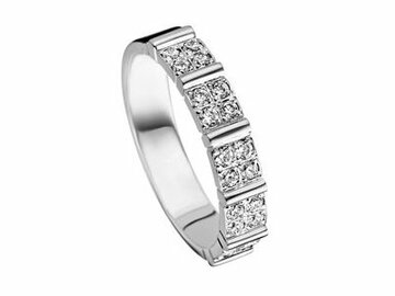 Mémoire Trouwring - 18kt Witgoud | Mémoire Ring