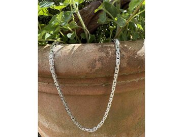 Koningsketting - Zilver Gerhodineerd | (AG) Zilver Collection VS