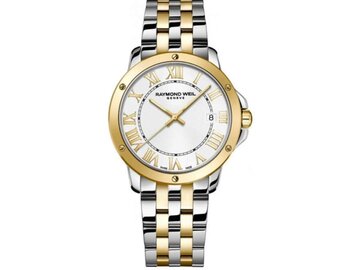 Heren uurwerk Compleet - Bicolor Staal-Plaqué / PVD | Raymond Weil