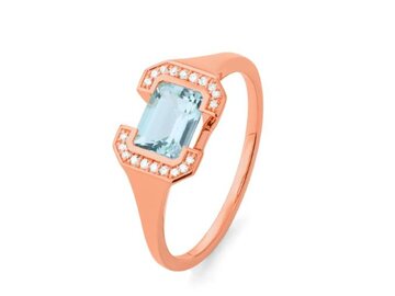 Ring kleursteen - 18kt Geelgoud | COLLECTION VANSCHOENWINKEL