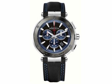 M.HERBELIN WATCHES MEN - M.HERBELIN CHR QUARTZ LEER | MICHEL HERBELIN