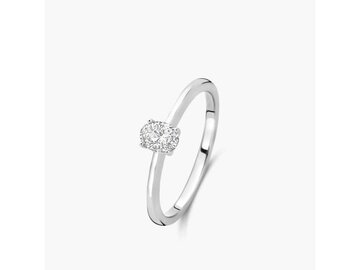 Lab Grown Diamond Solitair - 18kt Witgoud | Lab Grown Collection VS