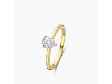 Lab Grown Diamond Solitair - 18kt Bicolor | Lab Grown Collection VS