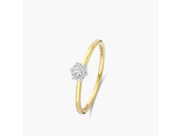 Lab Grown Diamond Solitair - 18kt Bicolor | Lab Grown Collection VS