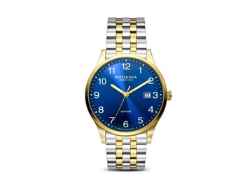 RODANIA SWISS MADE HEREN - Bicolor Staal-Plaqué / PVD | Rodania 1930 Swiss Made