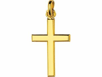 Hanger Kruisje - 18kt Geelgoud | COLLECTION VANSCHOENWINKEL