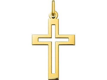 Hanger Kruisje - 18kt Geelgoud | COLLECTION VANSCHOENWINKEL