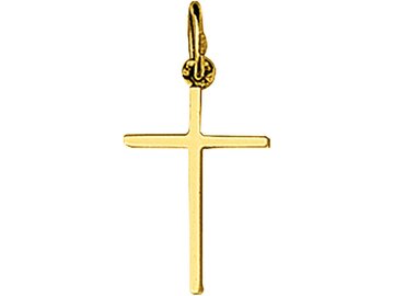 Hanger Kruisje - 18kt Geelgoud | COLLECTION VANSCHOENWINKEL