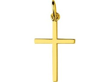 Hanger Kruisje - 18kt Geelgoud | COLLECTION VANSCHOENWINKEL