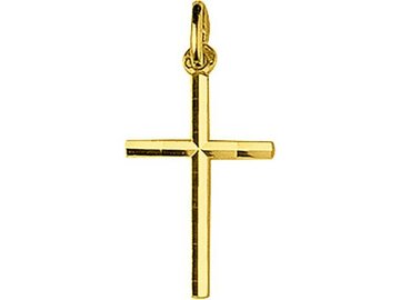 Hanger Kruisje - 18kt Geelgoud | COLLECTION VANSCHOENWINKEL