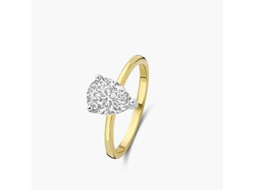 Lab Grown Diamond Solitair - 18kt Bicolor | Lab Grown Collection VS