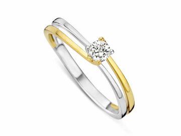 Ring Solitaire briljant - DULCI NEA 18K | COLLECTION VANSCHOENWINKEL
