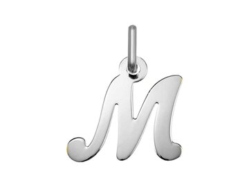 Hanger Letter - Zilver Gerhodineerd | (AG) Zilver Collection VS