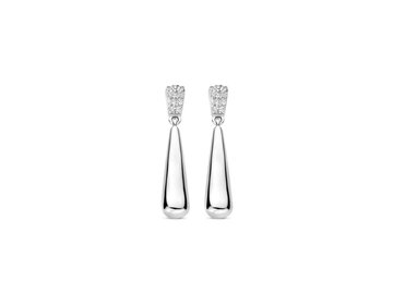 OORBEL AFHANGER ZIRCONIA - Naiomy (AG) Zilver