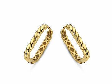Oorbellen creolen - 18kt Geelgoud | COLLECTION VANSCHOENWINKEL