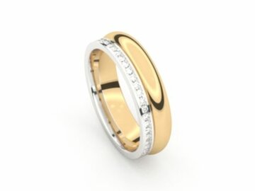Aurodesign Trouwring - 18kt Bicolor | Auro Design Ring