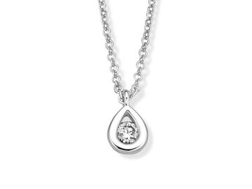 Hanger met Ketting - 18kt Witgoud | COLLECTION VANSCHOENWINKEL