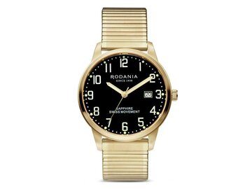 RODANIA SWISS MADE HEREN - Bicolor Staal-Plaqué / PVD | Rodania 1930 Swiss Made