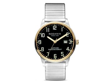 RODANIA SWISS MADE HEREN - Bicolor Staal-Plaqué / PVD | Rodania 1930 Swiss Made