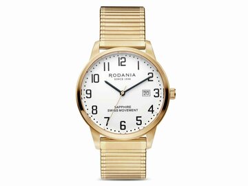 RODANIA SWISS MADE HEREN - Bicolor Staal-Plaqué / PVD | Rodania 1930 Swiss Made