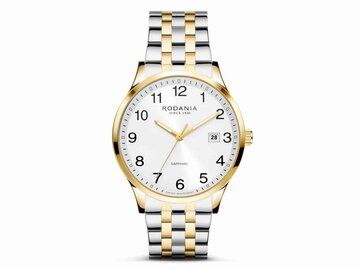 RODANIA SWISS MADE HEREN - Bicolor Staal-Plaqué / PVD | Rodania 1930 Swiss Made