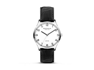 RODANIA SWISS MADE HEREN - Edelstaal+Leer | Rodania 1930 Swiss Made