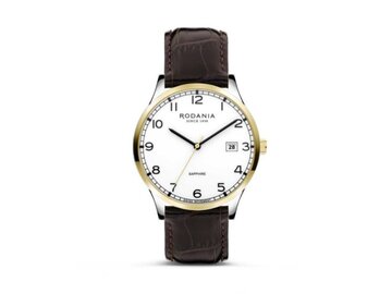 RODANIA SWISS MADE HEREN - Edelstaal+Leer | Rodania 1930 Swiss Made