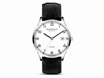 RODANIA SWISS MADE HEREN - Edelstaal+Leer | Rodania 1930 Swiss Made