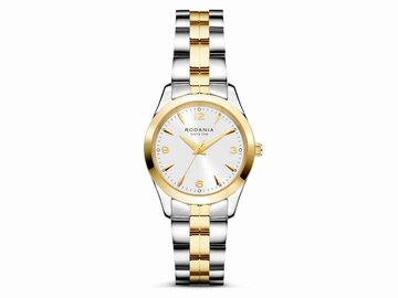 RODANIA SWISS MADE DAMES - Bicolor Staal-Plaqué / PVD | Rodania 1930 Swiss Made