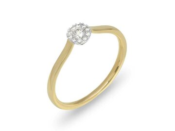 Ring briljant - 18kt Bicolor | COLLECTION VANSCHOENWINKEL
