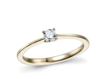 Ring Solitaire briljant - 18kt Bicolor | COLLECTION VANSCHOENWINKEL