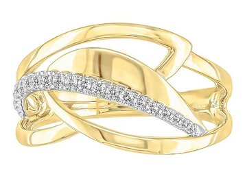 Ring briljant - 18kt Geelgoud | COLLECTION VANSCHOENWINKEL