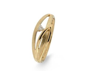 Ring briljant - 18kt Bicolor | COLLECTION VANSCHOENWINKEL