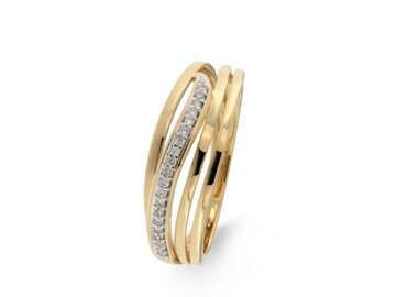 Ring briljant - 18kt Bicolor | COLLECTION VANSCHOENWINKEL